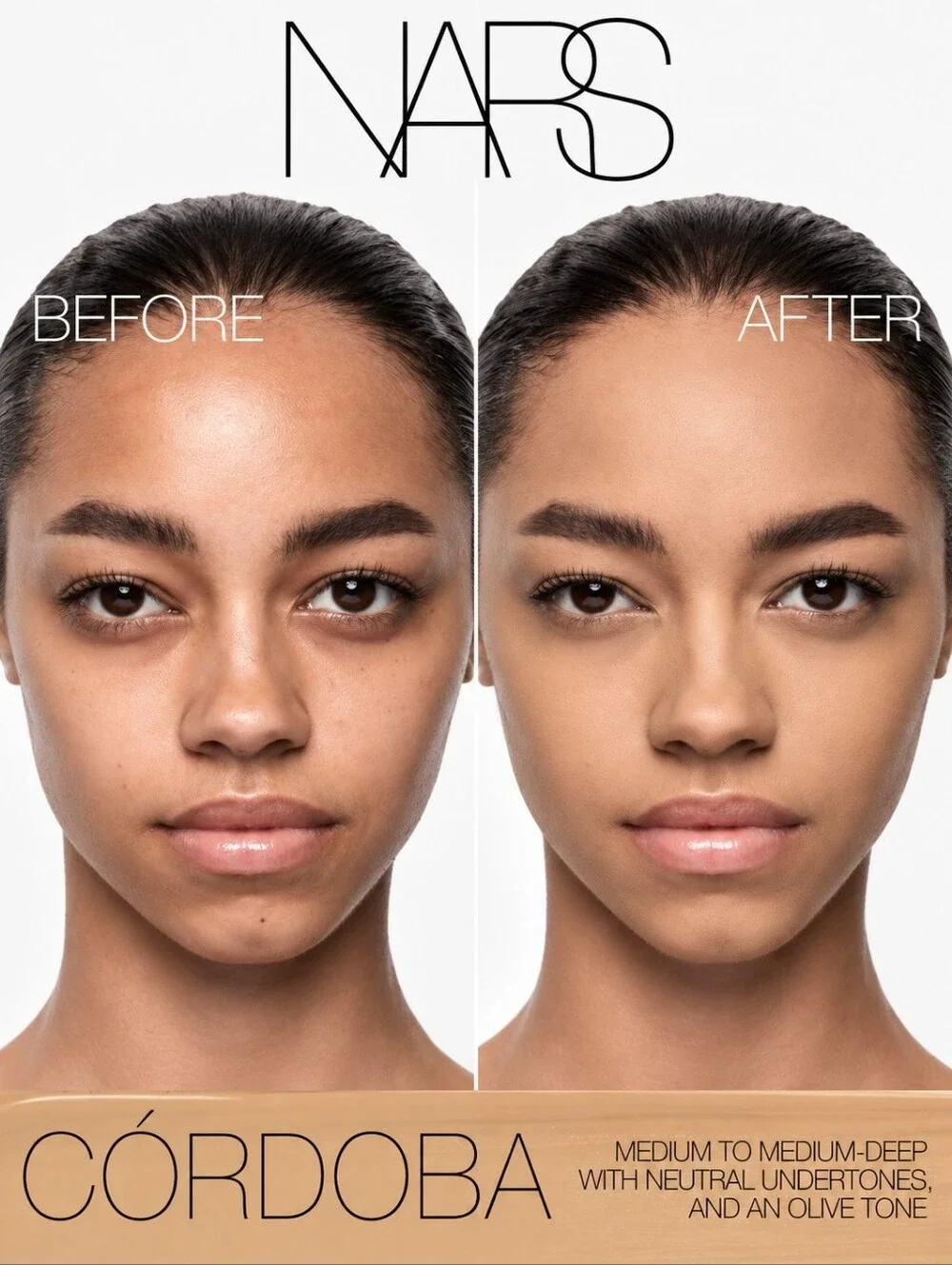 NARS Córdoba Light Reflecting Radiant Foundation Medium Skin Neutral Olive Tone